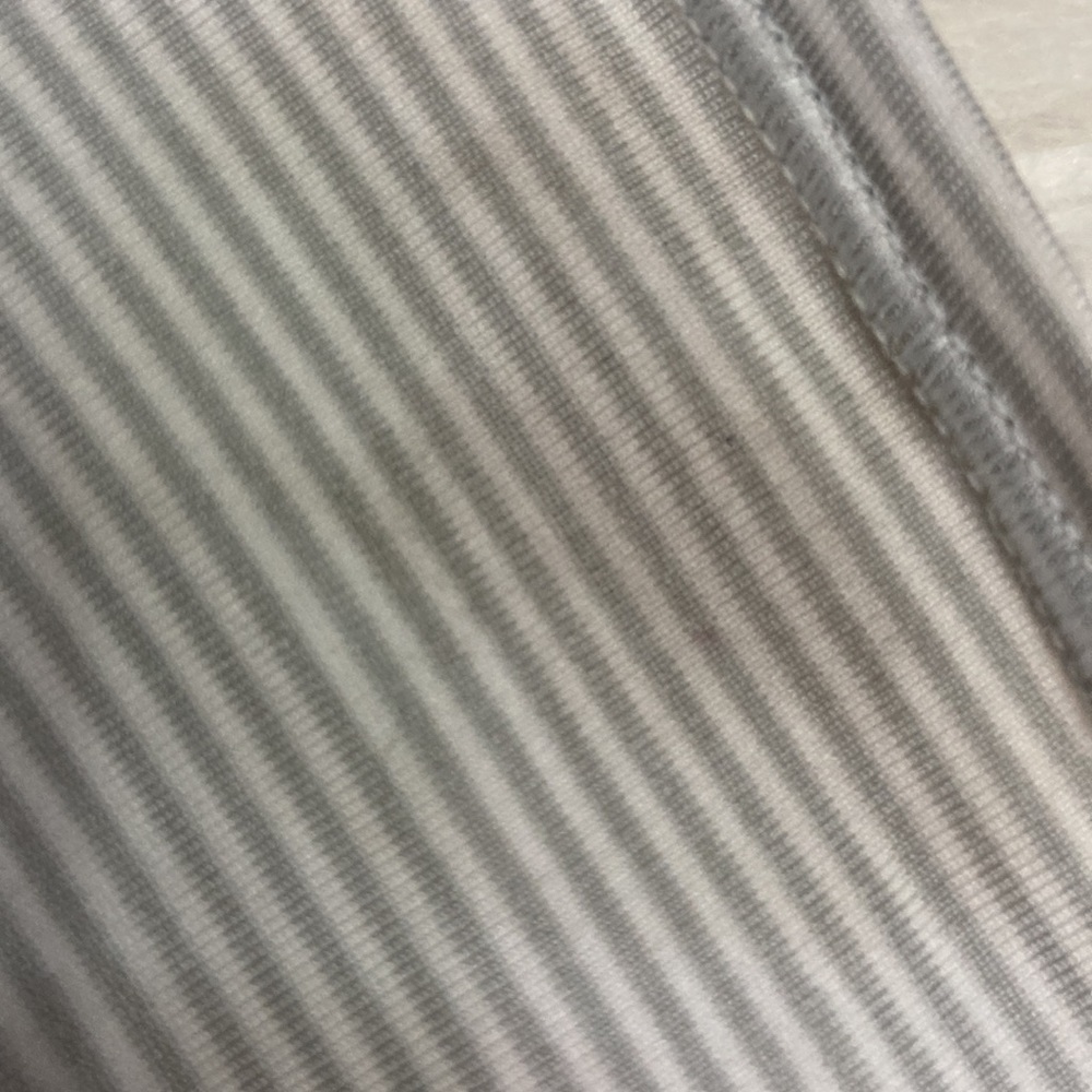 Athleta Grey and White Striped Racerback Tanktop - Picture 6 of 6